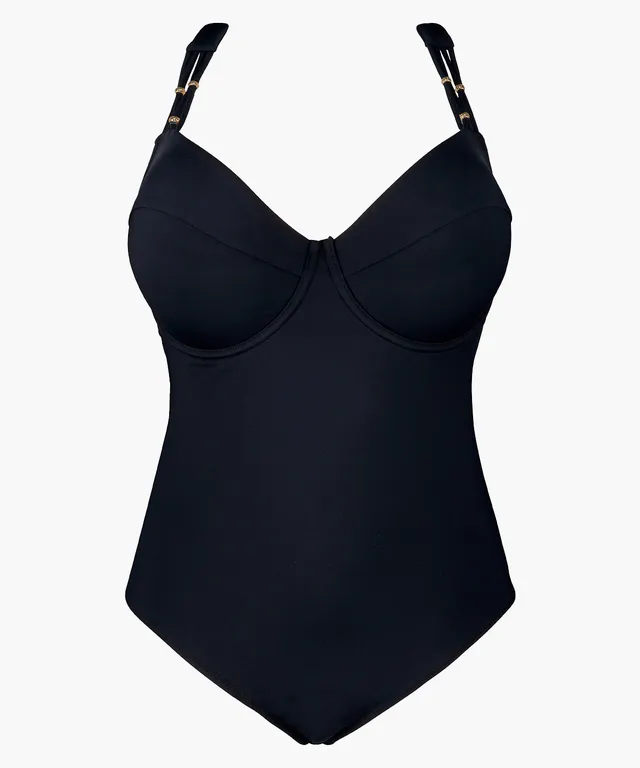 aubade-secret-laguna-maillot-une-pi-ce-nageur-noir image 1