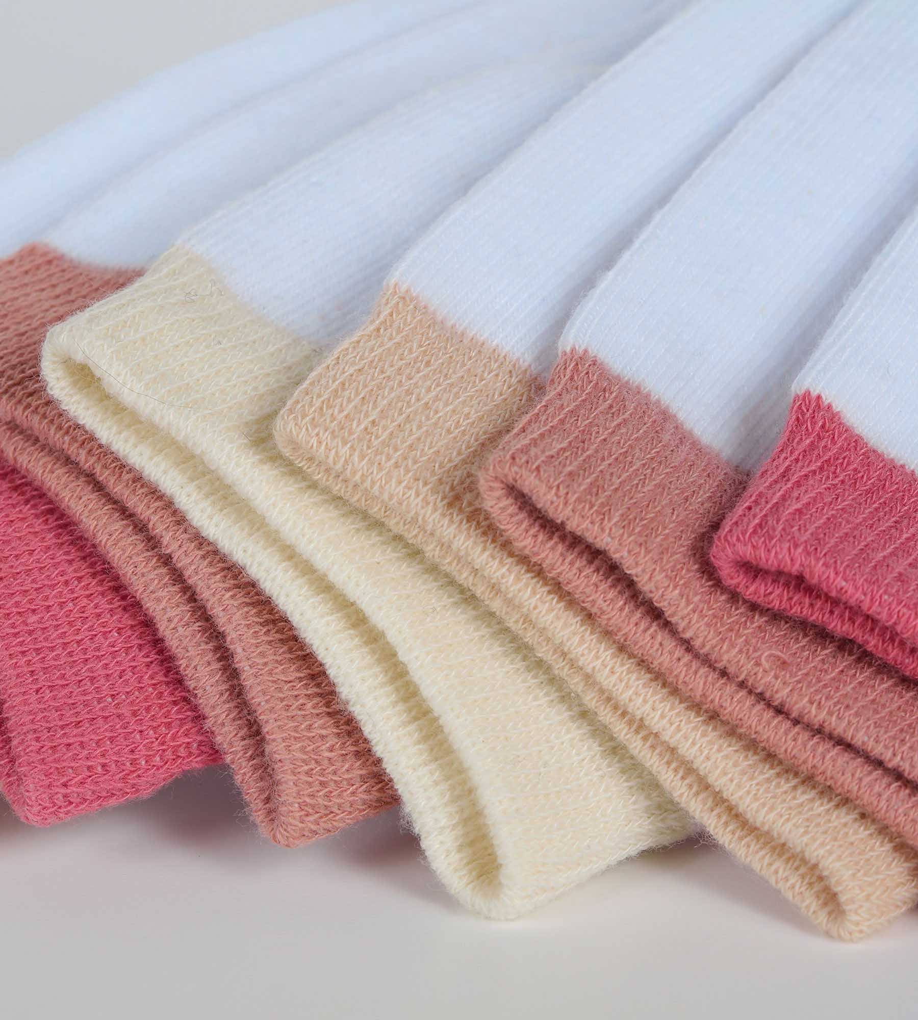 lot-de-4-paires-chaussettes-femme-dim-ecodim-blanc-mode image 3