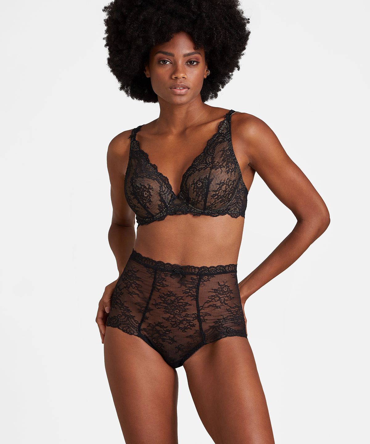 aubade-danse-des-sens-culotte-taille-haute-noir image 2
