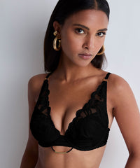 aubade-into-the-groove-scarf-soutien-gorge-push-up-noir image 2