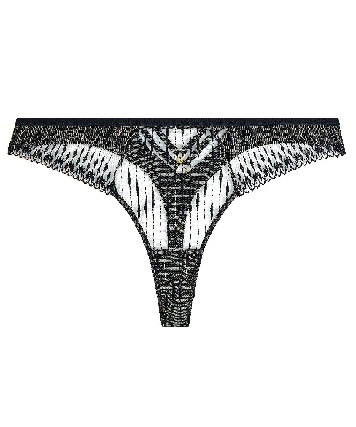 aubade-voodoo-kiss-tanga-millenium-black image 1