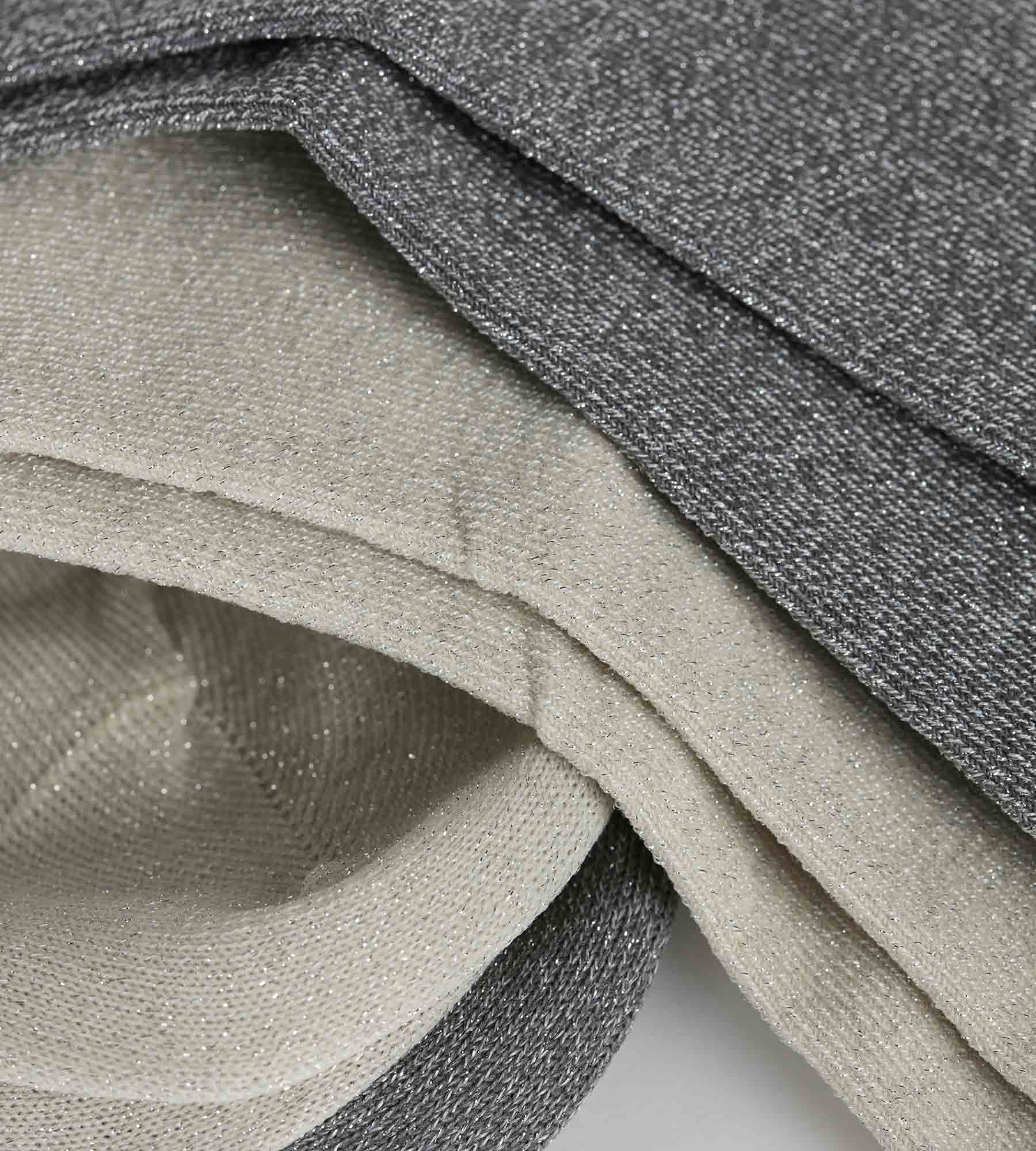 dim-mode-lot-de-2-paires-mi-chaussettes-femme-lurex-gris image 3