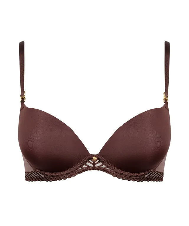 aubade-sheer-emotion-soutien-gorge-push-up-coques-s-pia-bretelles-dor-es-et-tull image 1