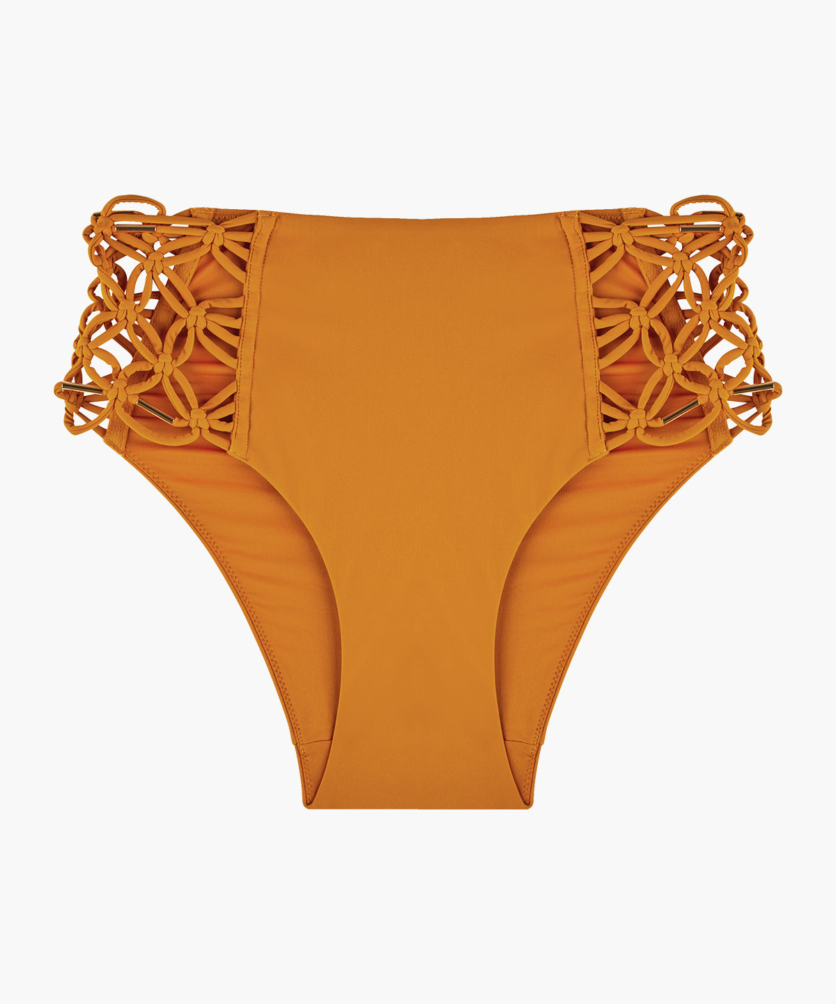 aubade-gipsy-muse-bas-de-maillot-de-bain-taille-haute-saffron image 1