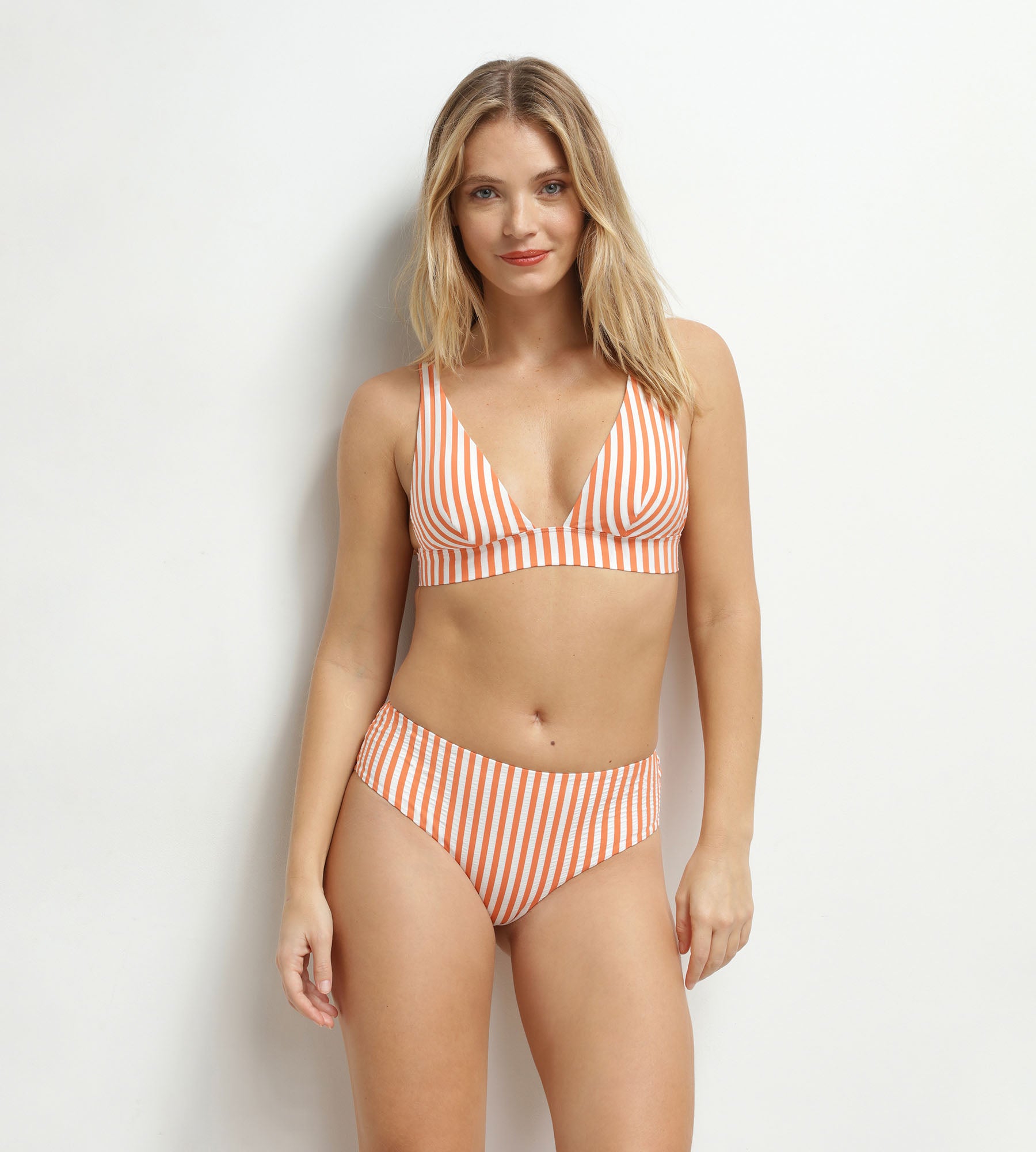 dim-swimwear-bas-de-maillot-boxer-femme-orange-ray image 3