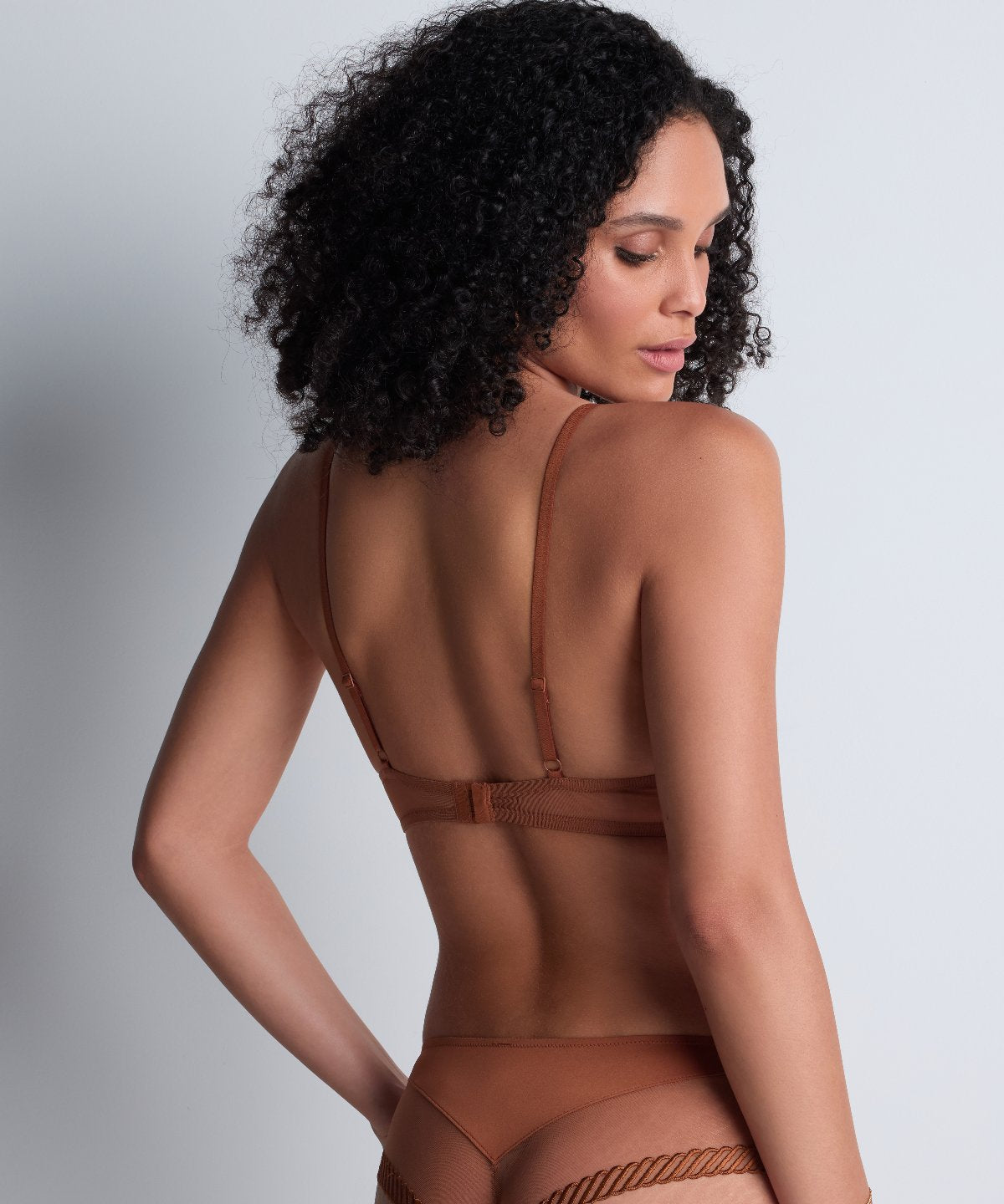 aubade-sheer-emotion-shorty-honey image 5