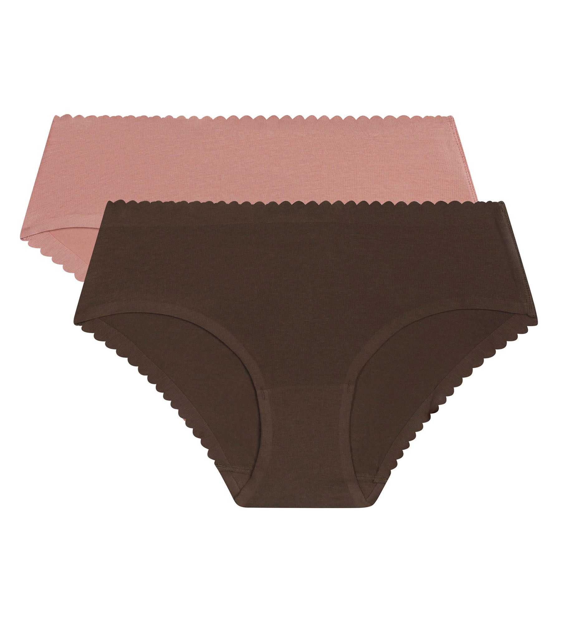 dim-body-touch-easy-slip-femme-invisible-coton-stretch-x2-marron-rose image 5