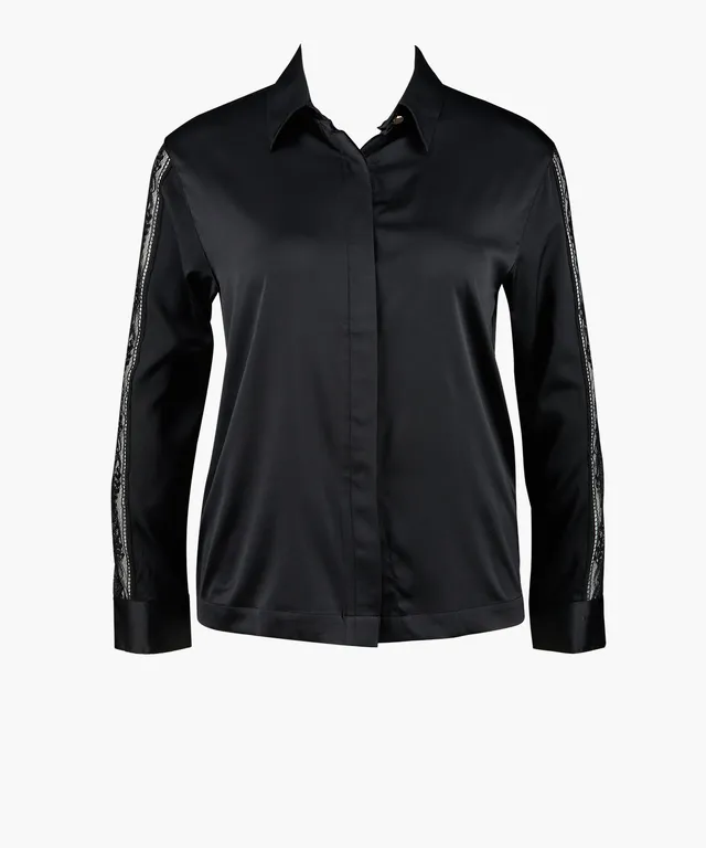 aubade-midnight-whisper-chemisier-noir image 1