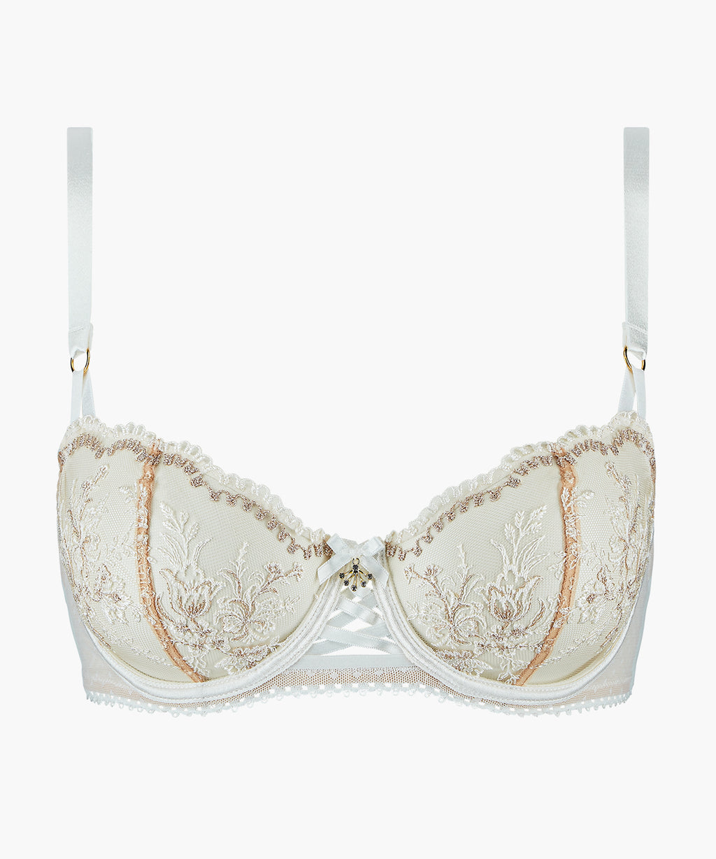 aubade-tr-sor-infini-soutien-gorge-demi-corbeille-white-wind image 1
