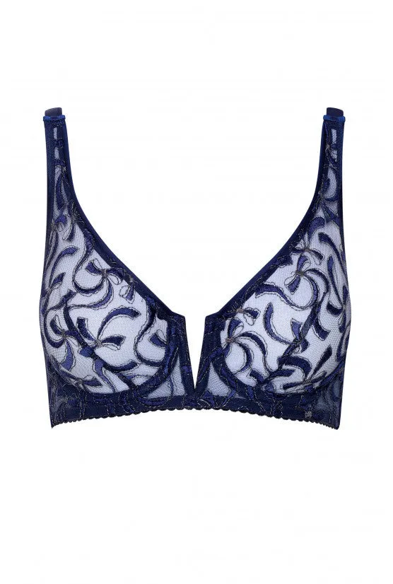 cadolle-335-soutien-gorge-brod-bleu-marine-n-uds image 1