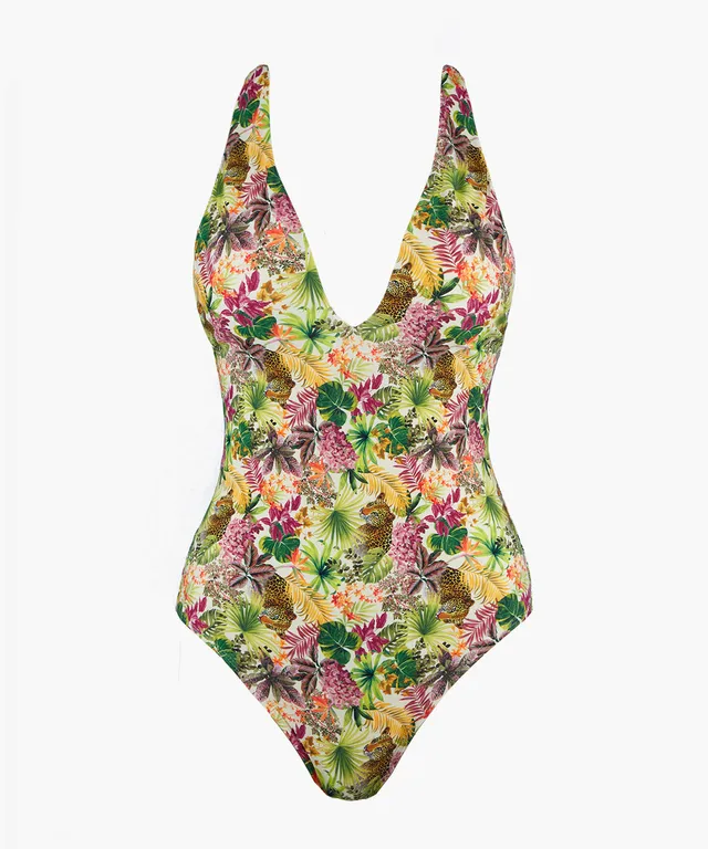 aubade-exotic-fever-maillot-1-pi-ce-coques-tropicale-light image 1