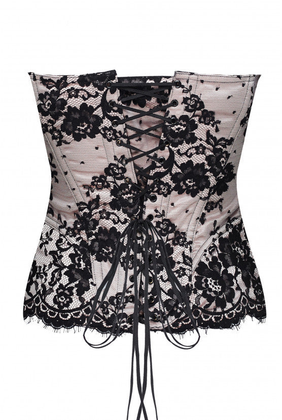 cadolle-scarlet-corset-cornely-dentelle-leavers image 2