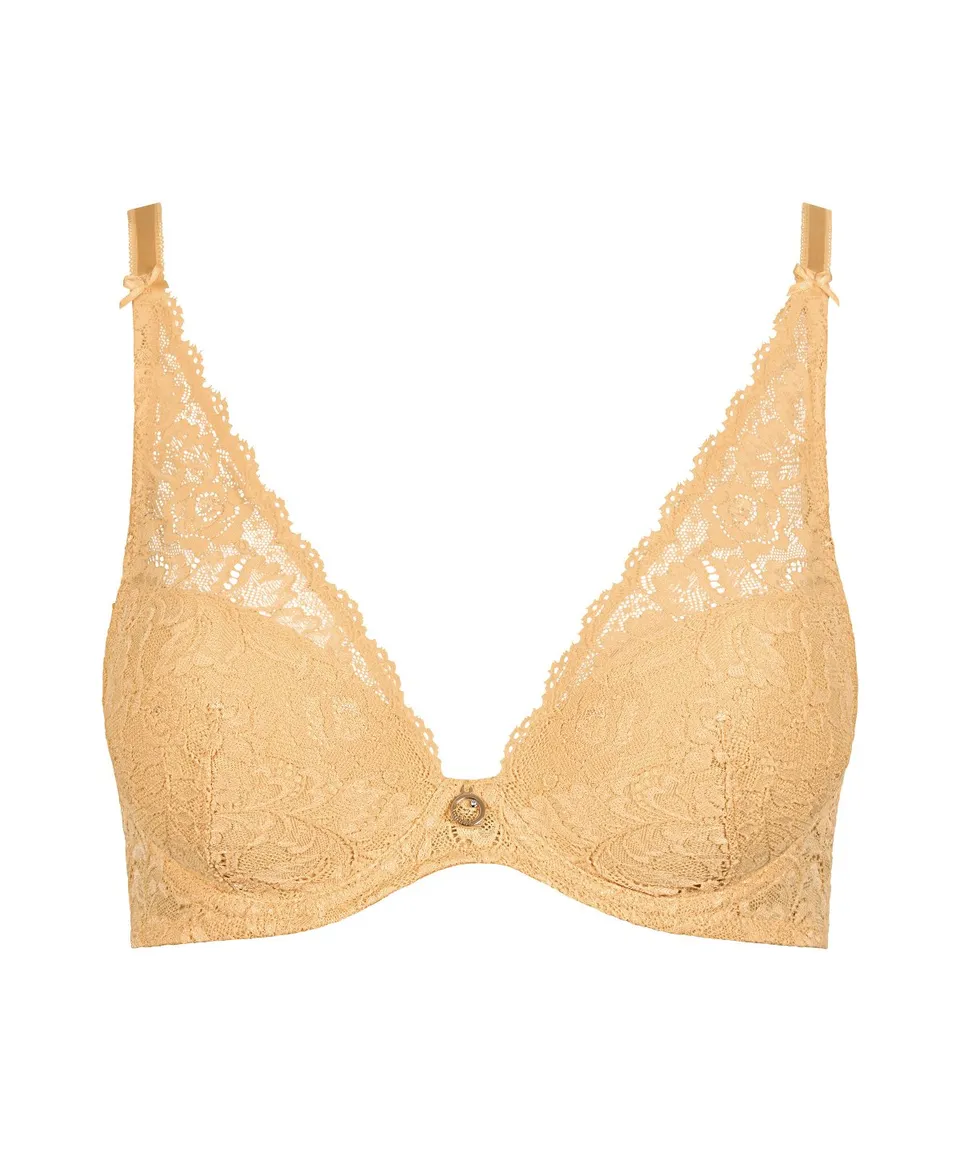 aubade-rosessence-soutien-gorge-plunge-foulard-sunshine image 1