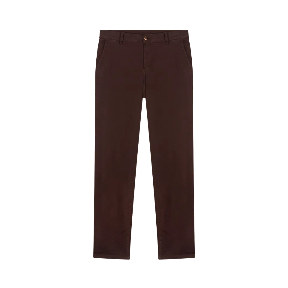 atelier-tuffery-chino-homme-droit-ajust-ernest-marron image 1