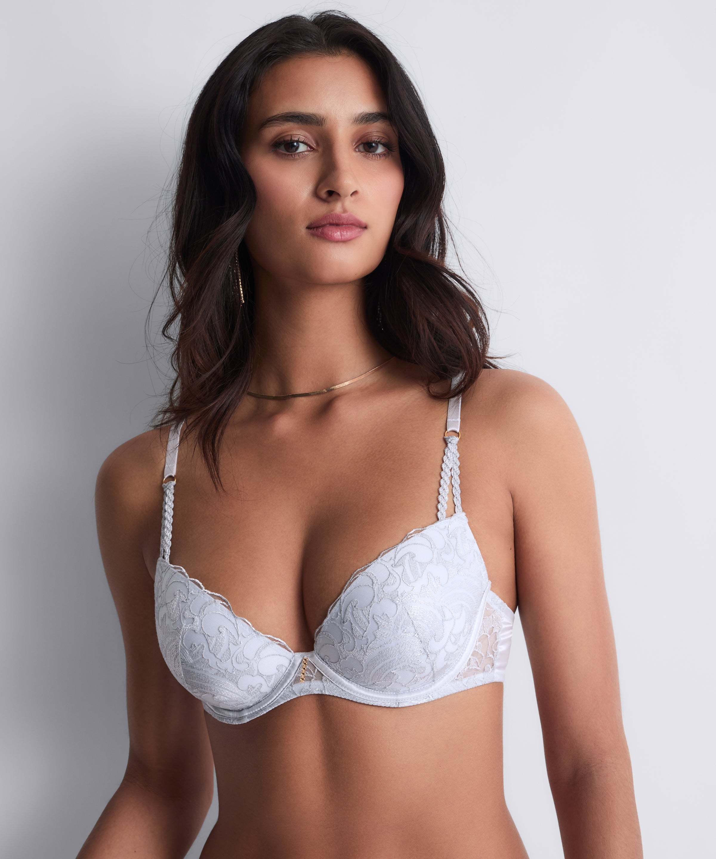 aubade-satin-memories-push-up-artic-blue image 2