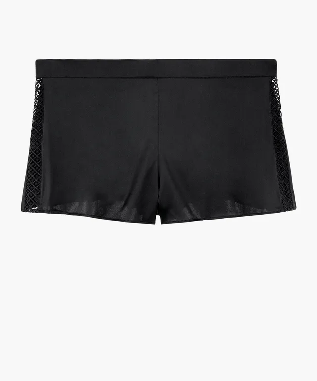 aubade-silk-desire-shorty-noir image 1