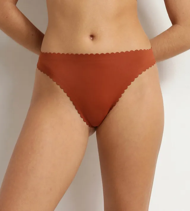 dim-body-touch-string-microfibre-brun-cannelle-invisible image 1