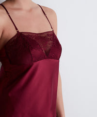 aubade-midnight-whisper-top-avec-spaghetti-tr-gern-crimson-red image 3