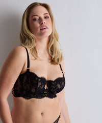aubade-under-your-spell-bustier-ultra-black-2 image 2