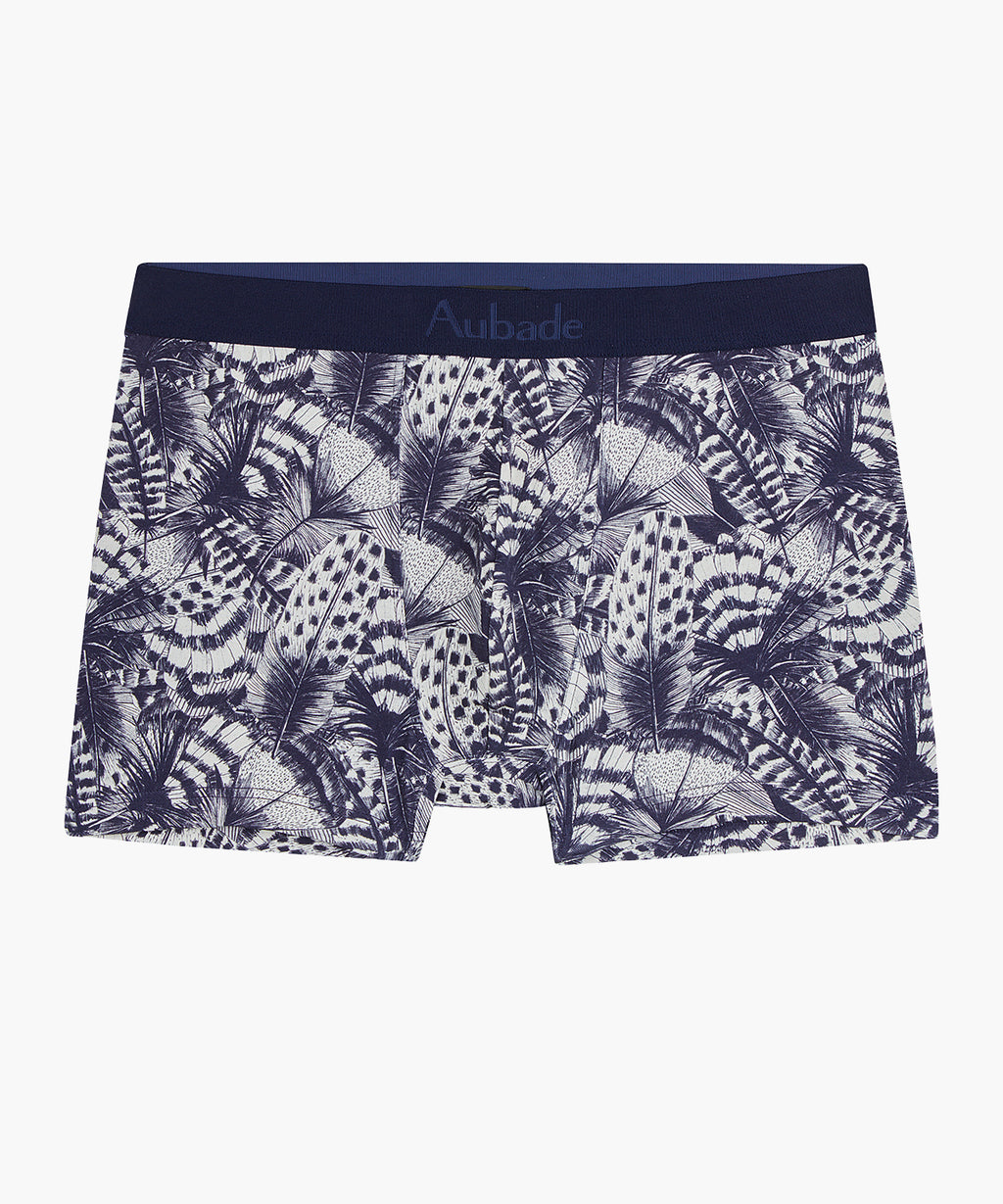 aubade-homme-boxer-plumes-marine image 1