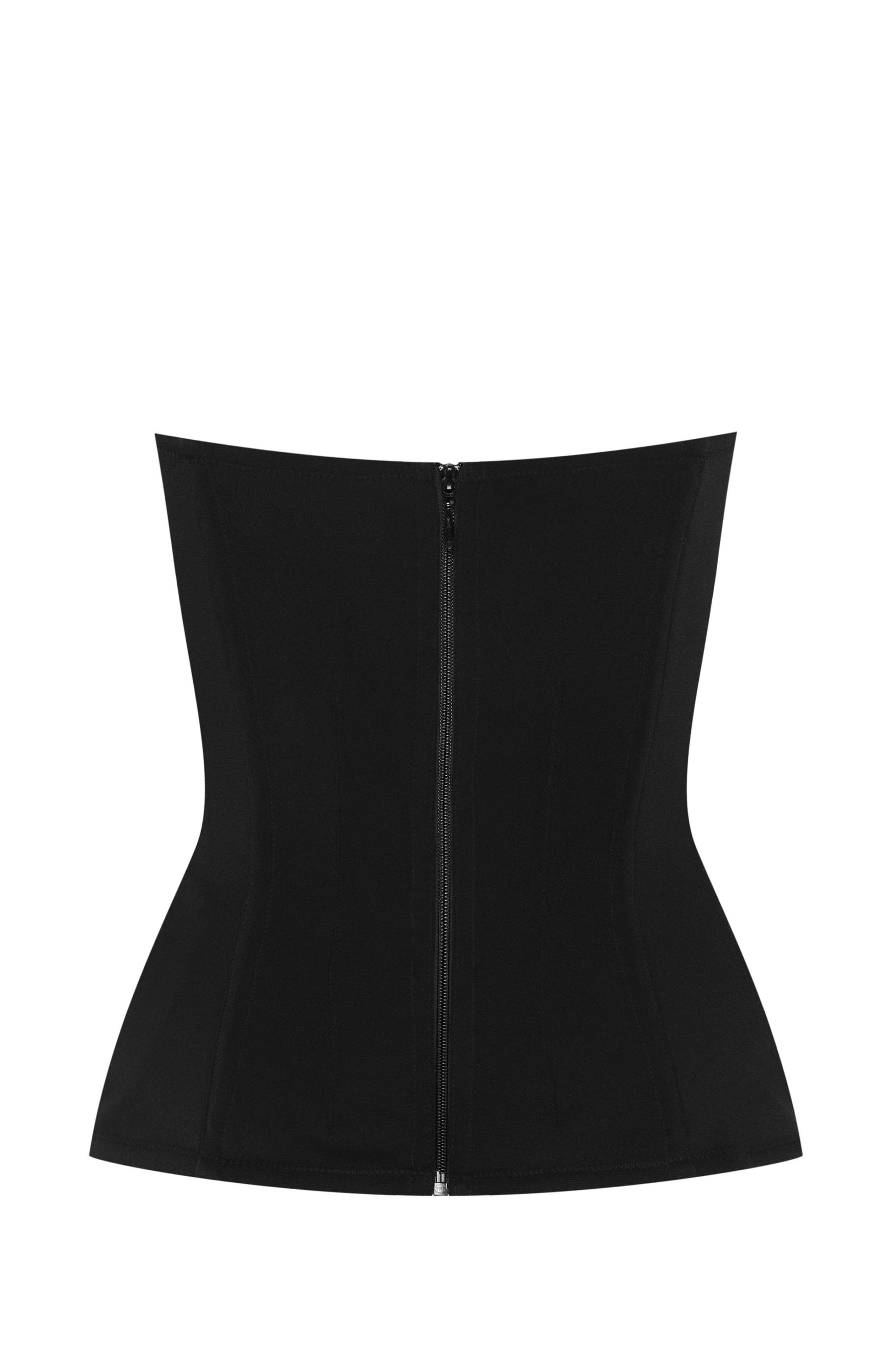 cadolle-square-corset-noir-cr-pe-zip image 3