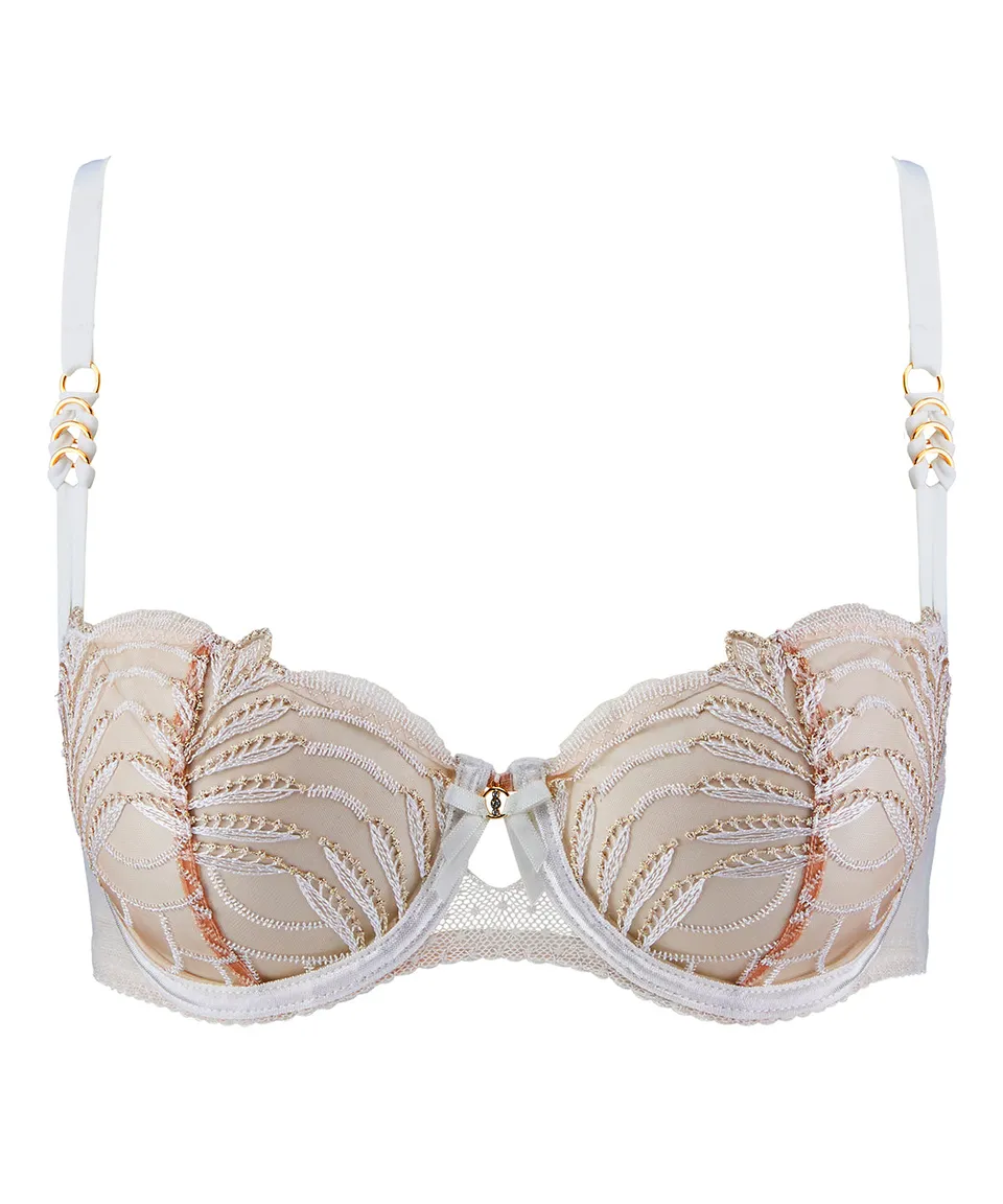 aubade-hypnolove-soutien-gorge-corbeille-armatures-gold-feather image 1