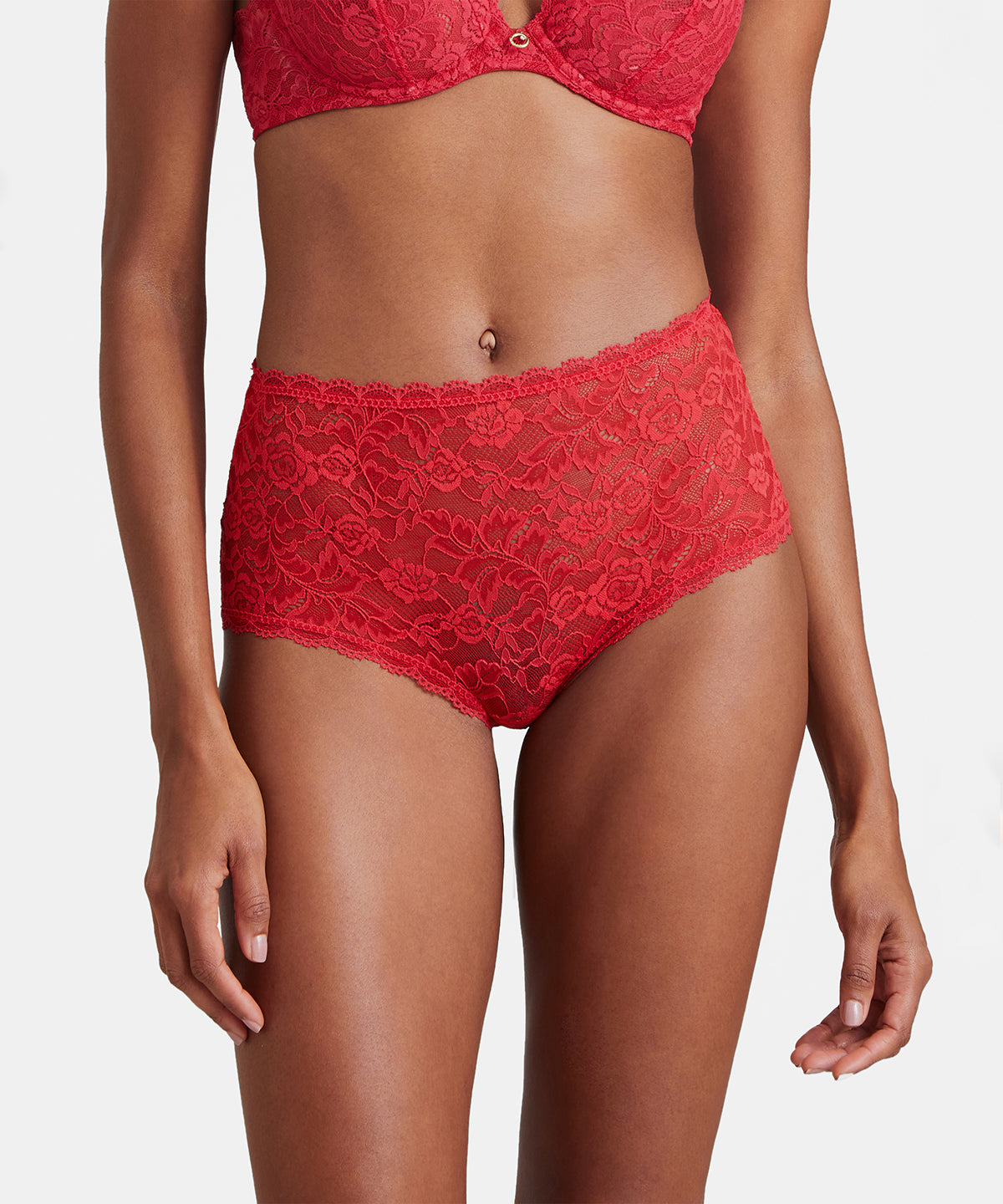 aubade-rosessence-culotte-taille-haute-gala-dentelle-jacquard image 3