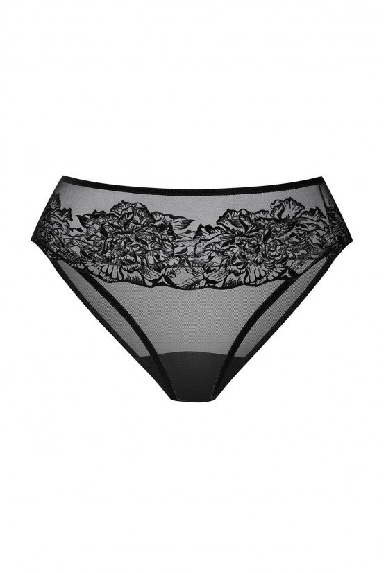 cadolle-culotte-colchique-noire-velours image 1