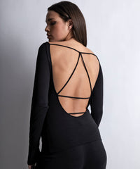 aubade-night-crush-top-manches-longues-noir image 4