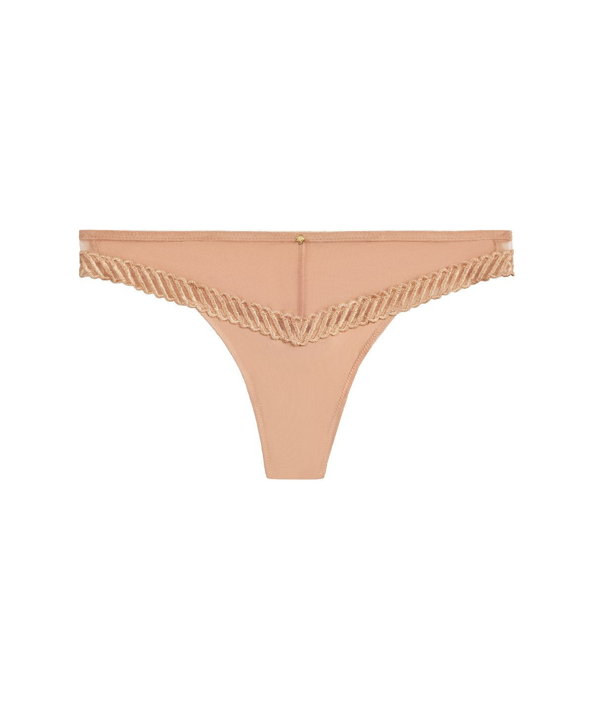 aubade-sheer-emotion-tanga-sand image 1