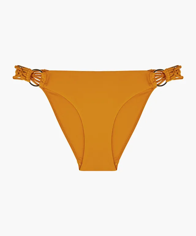 aubade-gipsy-muse-bas-de-maillot-taille-basse-saffron image 1
