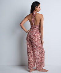 aubade-beach-walk-jumpsuit-pink-tiger-d-collet-lac image 4