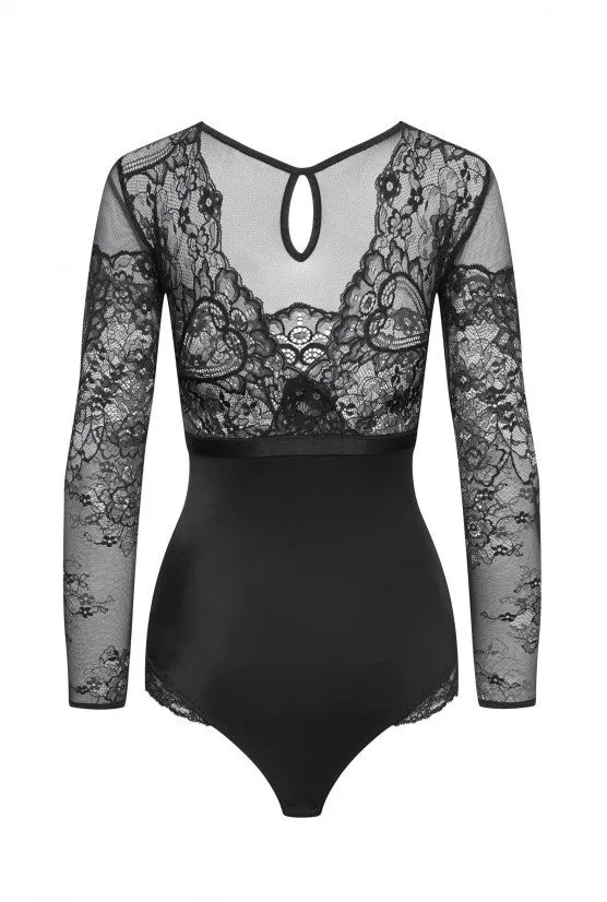 cadolle-24h-body-bandeau-en-dentelle-noire image 1