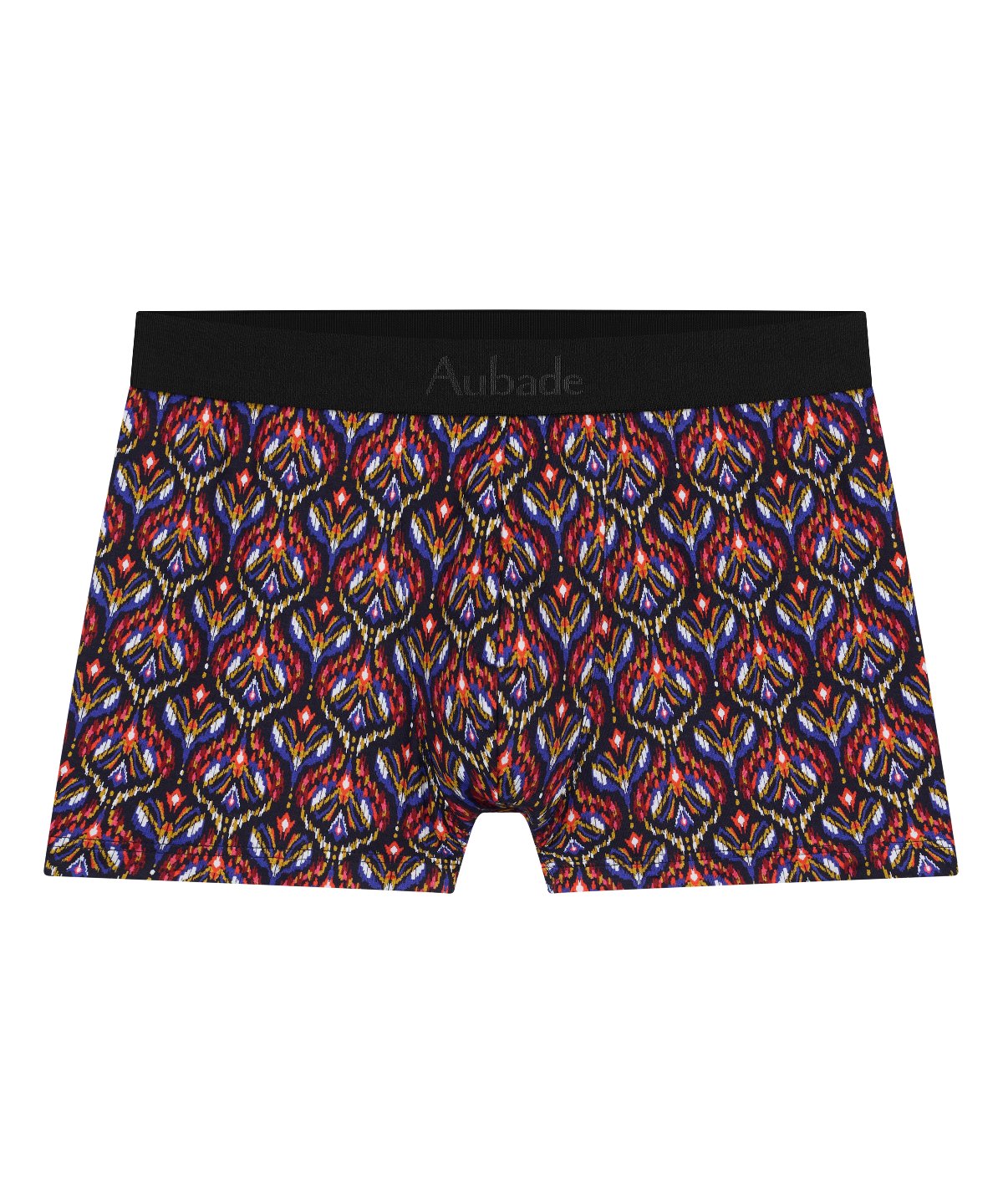 aubade-homme-boxer-ikats-coton-modal-extensible-motif-g-om-trique-color-coupe-se image 1