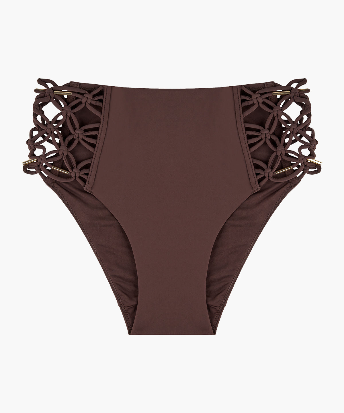 aubade-gipsy-muse-bas-de-maillot-taille-haute-henna image 1