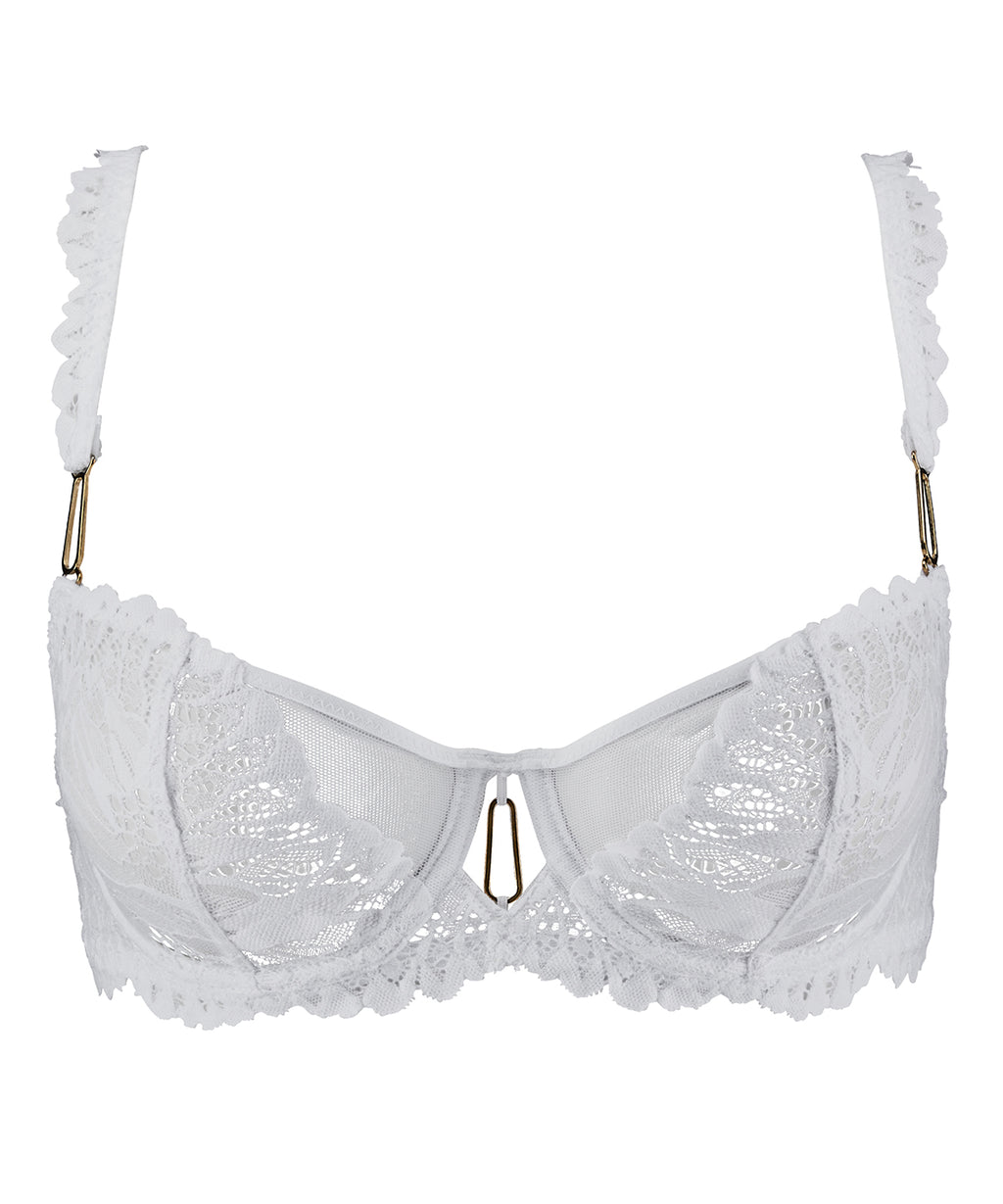 aubade-flowermania-soutien-gorge-corbeille-blanc-dentelle-florale image 1
