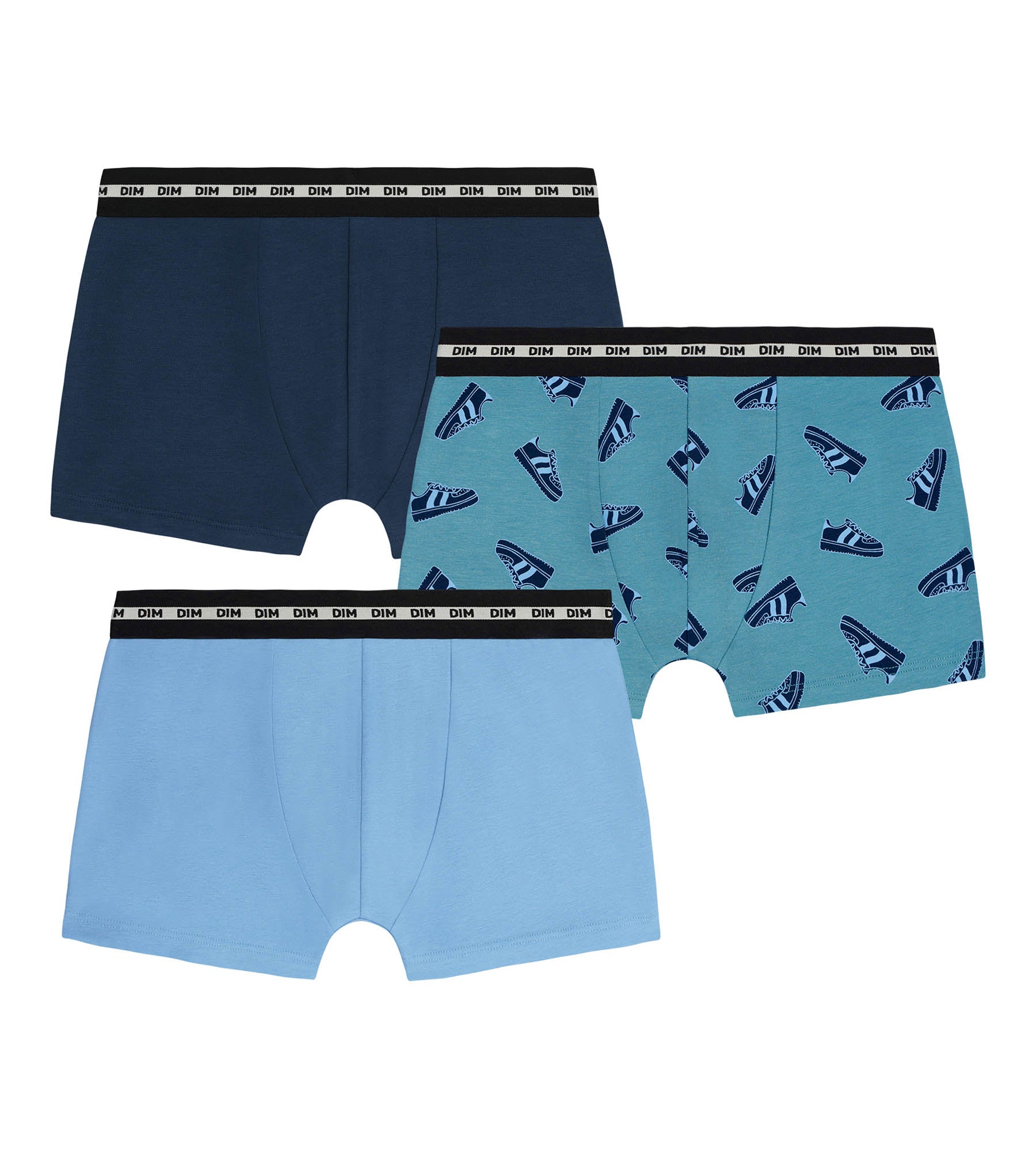 dim-lot-de-3-boxers-gar-on-coton-stretch-streetwear image 1