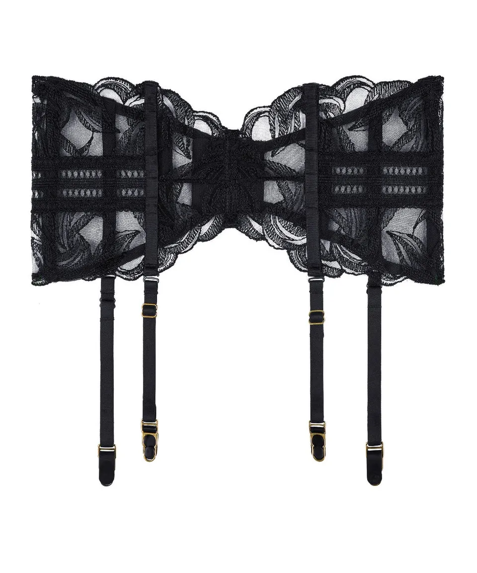 aubade-into-the-groove-porte-jarretelles-black image 1
