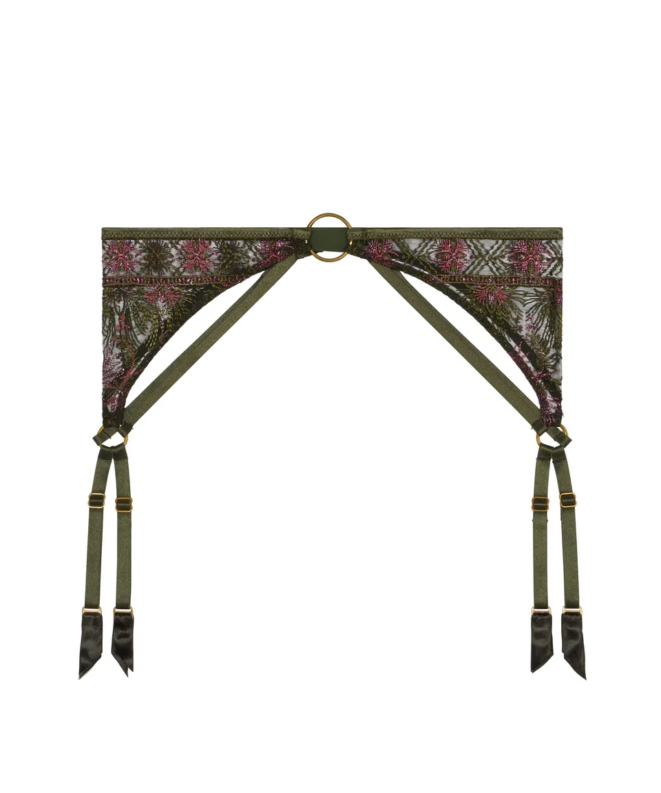 aubade-sound-of-heart-porte-jarretelles-dark-garden-2 image 1