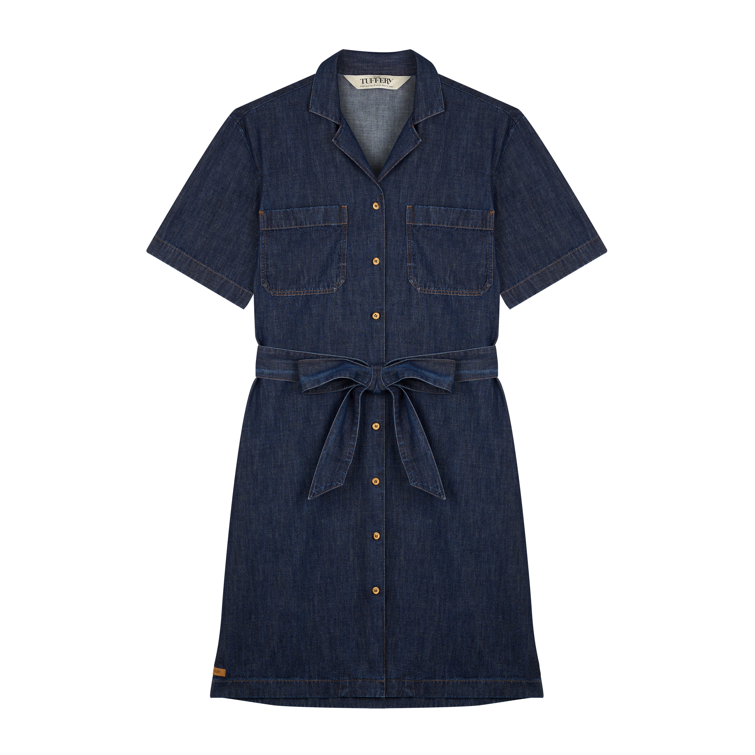atelier-tuffery-robe-chemise-en-jean-stonewashed-h-l-ne image 1