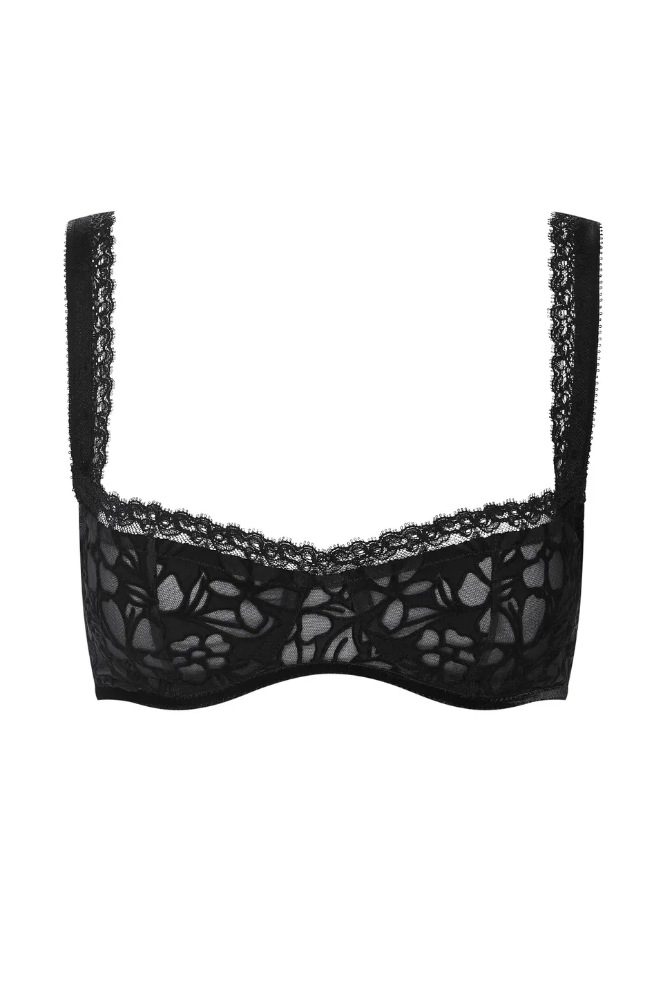 cadolle-jos-phine-soutien-gorge-balconnet-velours-noir image 1