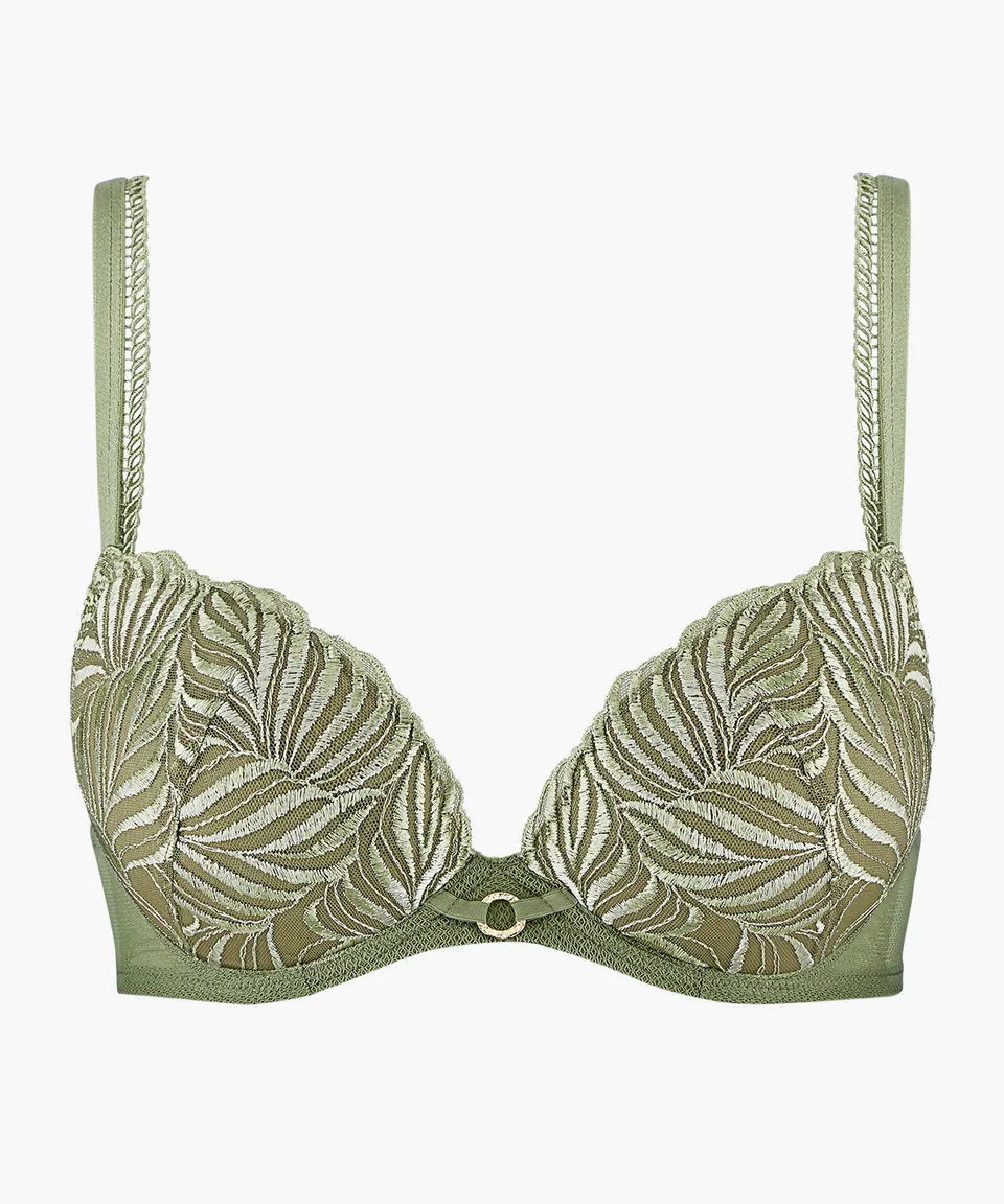 aubade-paradis-exotique-soutien-gorge-push-up-plunge-amazonia image 1
