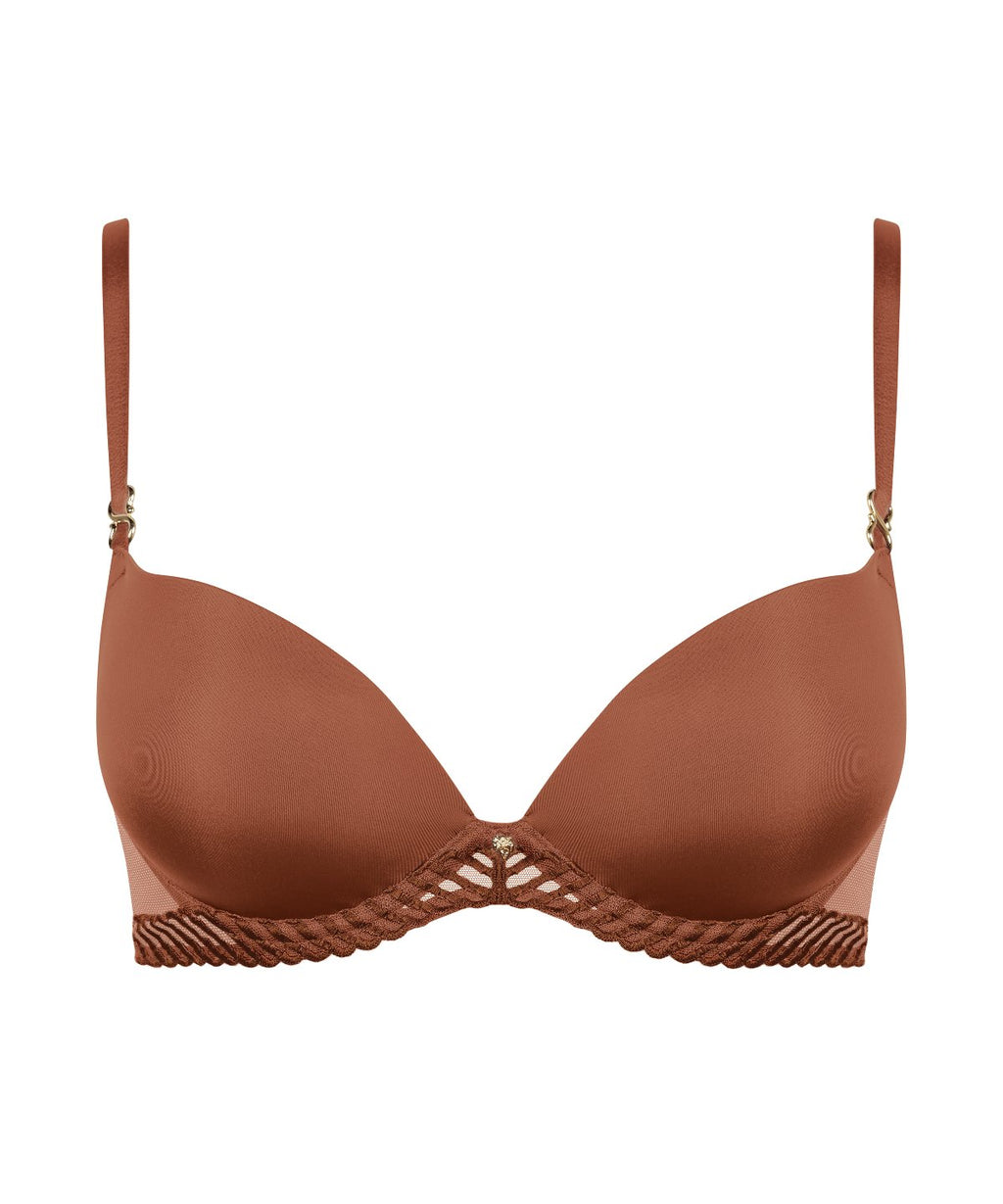 aubade-sheer-emotion-soutien-gorge-push-up-moul-honey image 1