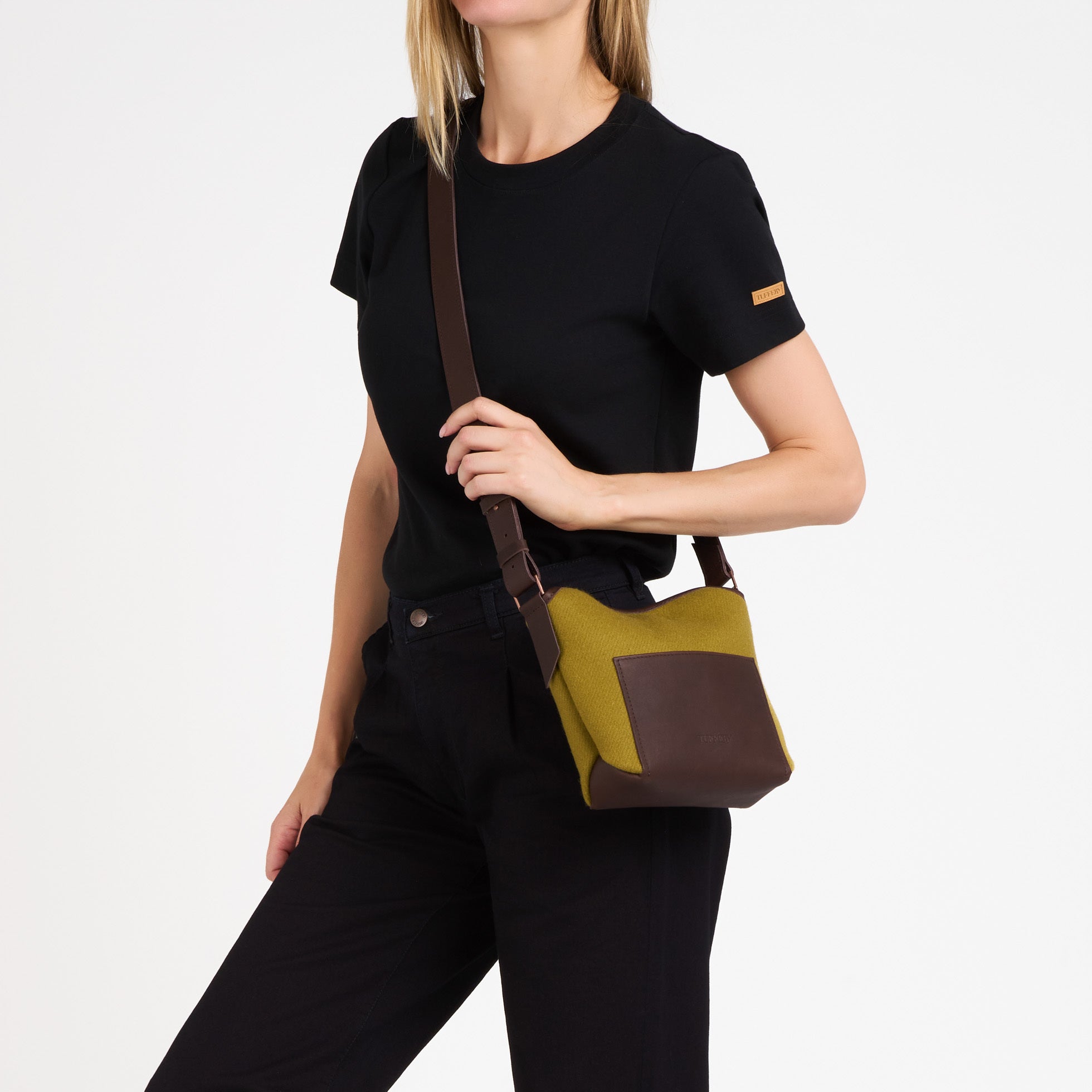 atelier-tuffery-sac-bandouli-re-cuir-laine-fran-aise-olive image 4