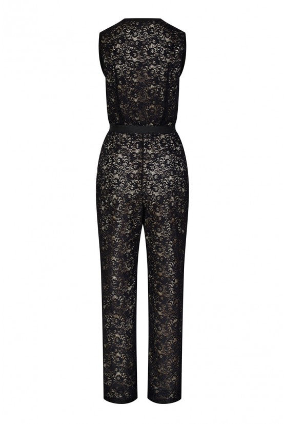 cadolle-combinaison-pantalon-dentelle-noire image 2