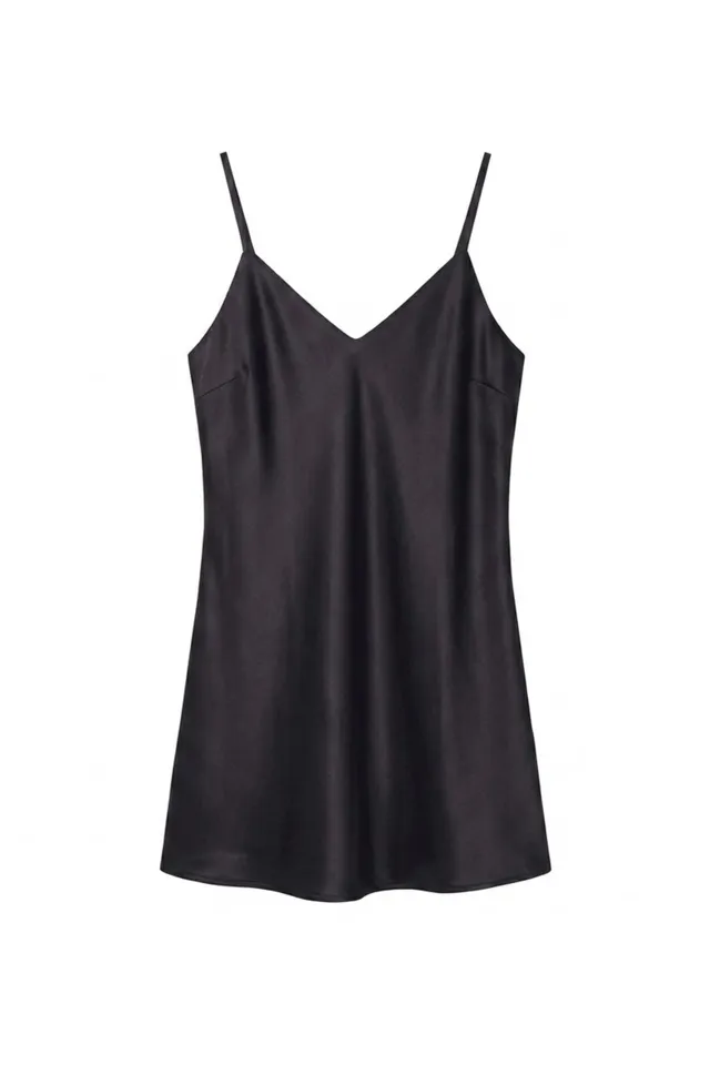 cadolle-eloise-nuisette-babydoll-soie-noire image 1