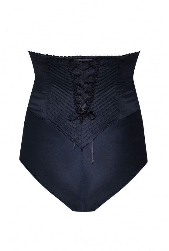 cadolle-rachel-culotte-corset-e-satin-noir-taille-haute image 3