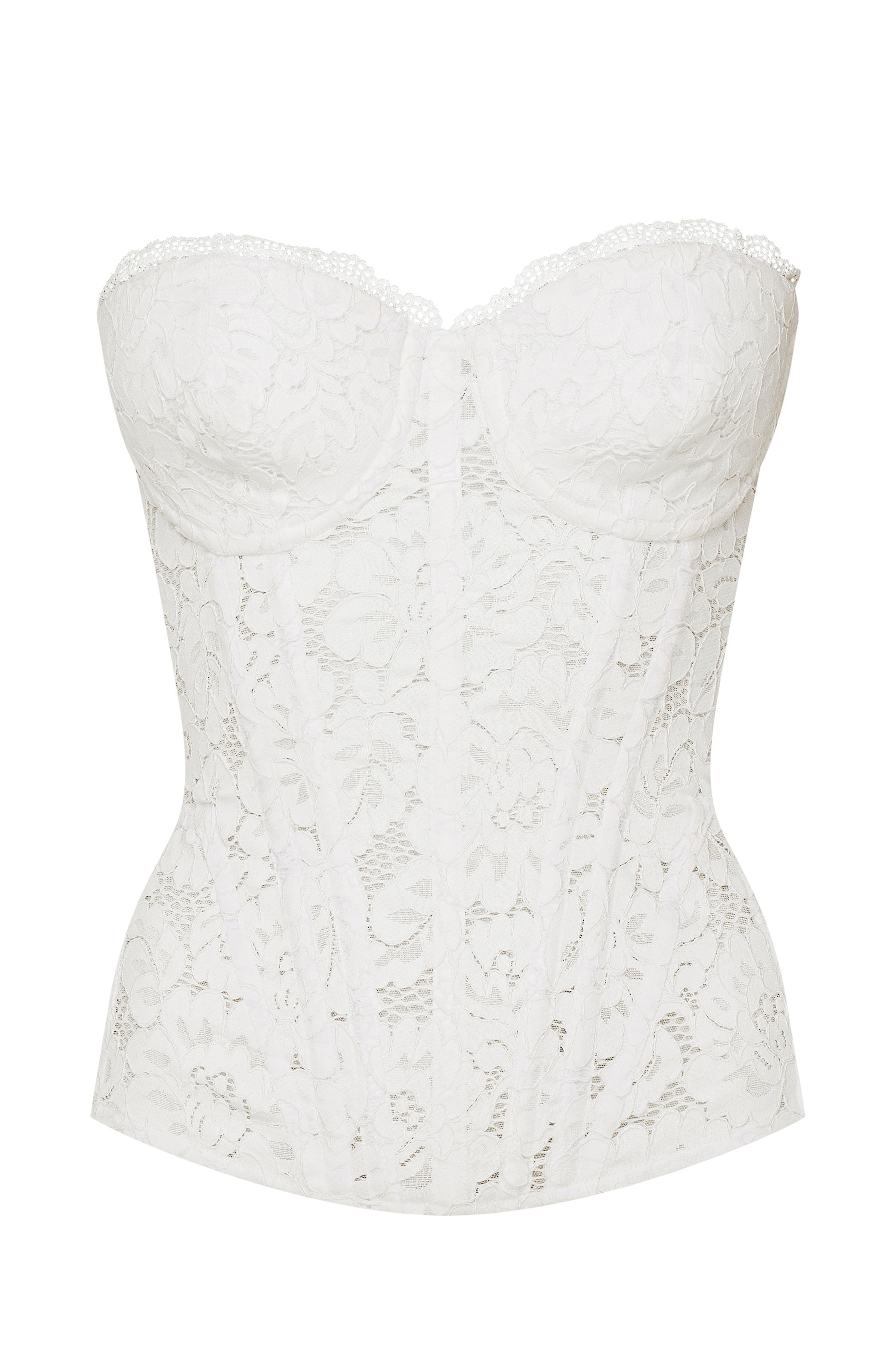 cadolle-cleves-corset-blanc-dentelle-coton image 1
