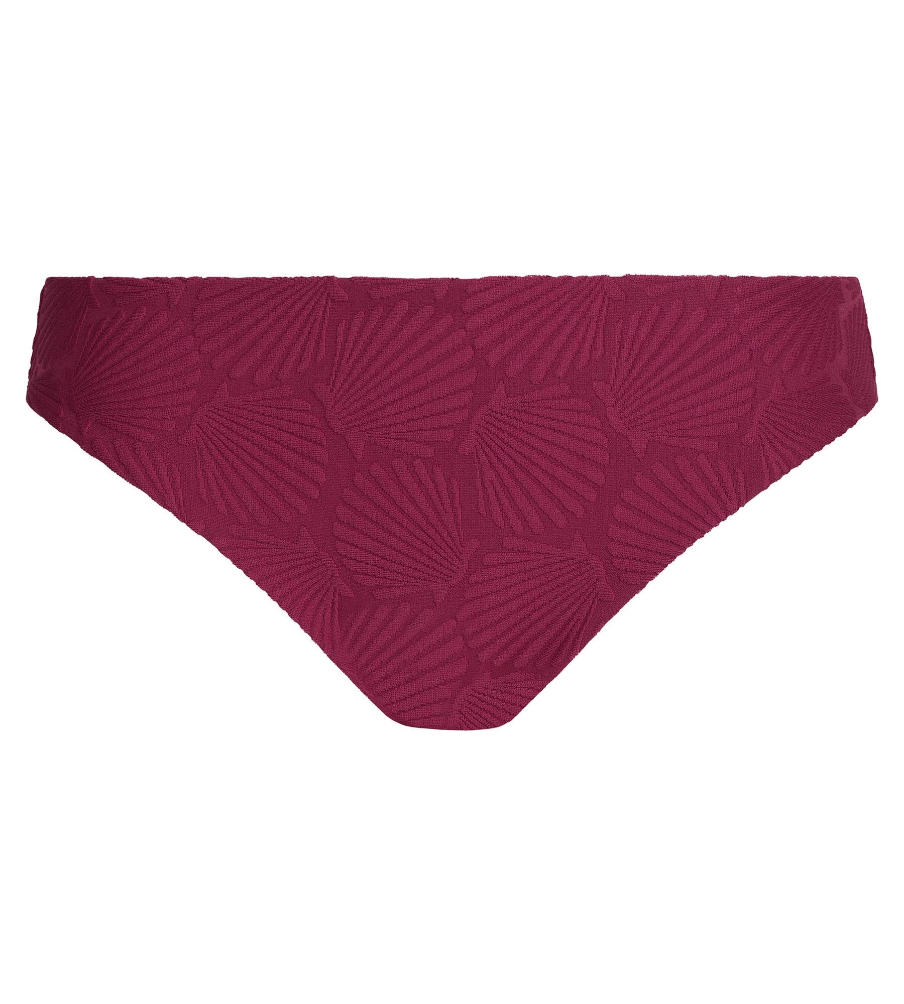 dim-swimwear-shell-bas-slip-midi-femme-jacquard-rouge-coquillage image 5