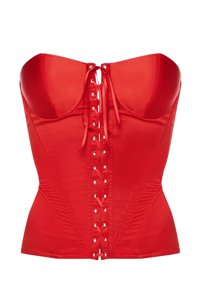 cadolle-corset-arrow-rouge-satin-corset-la-age-dos image 1
